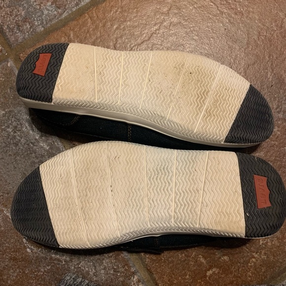 Levi’s Men’s Penny Loafers Comfy Boat Shoe Size 8.5 Denim Blue/Tan - Picture 5 of 5